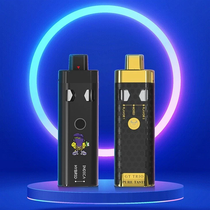 China Factor THC CBD Vape Vape Dual komorę podwójne smaki Vaping z ładowarką typu C dla 2 ml Delta 8